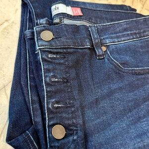 cAbi 5 Button Bootcut Jeans - Size 14 - Med/Dark Wash